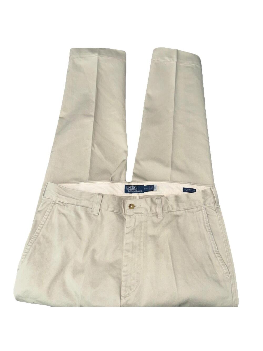 POLO Ralph Lauren Men’s Salinger Straight Fit Chino Pant In New Stone-35x32 - Picture 7 of 12